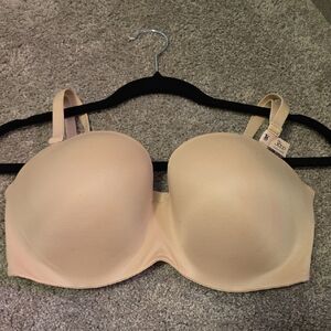 Victoria's Secret Beige Strapless Bra